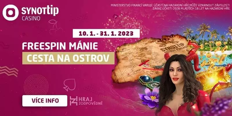 Synottip casino bonus cesta na ostrov