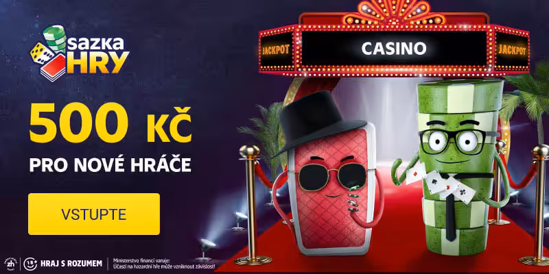 Sazka 500 Kč ZDE Sazka bonus za registraci