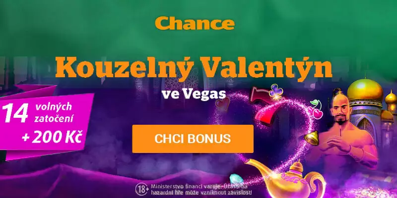 Chance Valentýn bonus