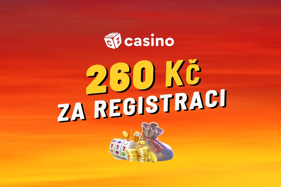 260 Kč bonus za registraci – Peníze zdarma za založení účtu