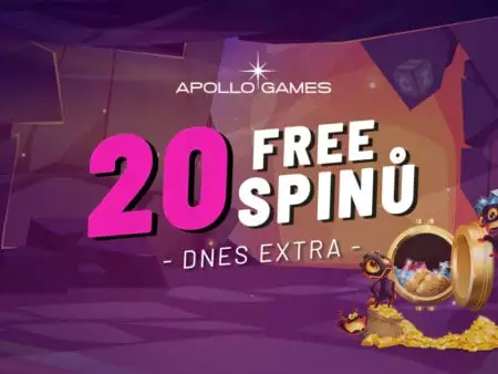 Apollo Games casino free spiny dnes – Berte 20 volných zatočení!