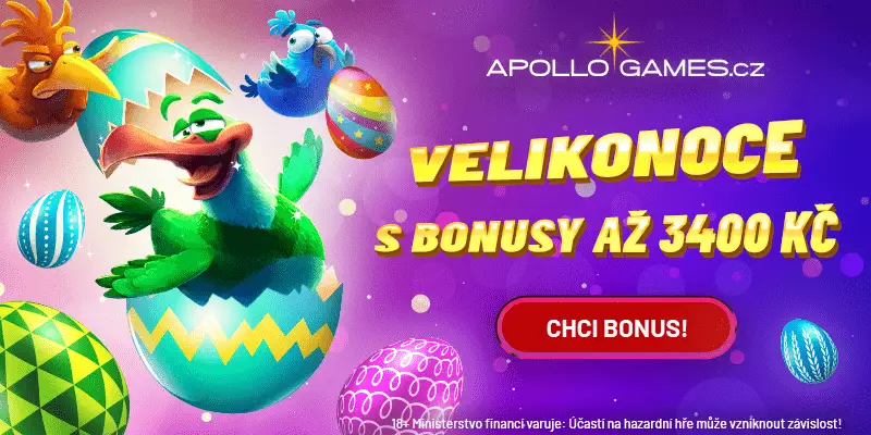 Apollo casino Velikonoce bonusy