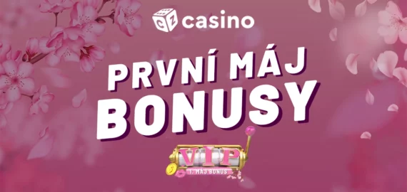 1. máj casino bonus 2024 – Berte extra bonusy a free spiny pouze dnes!