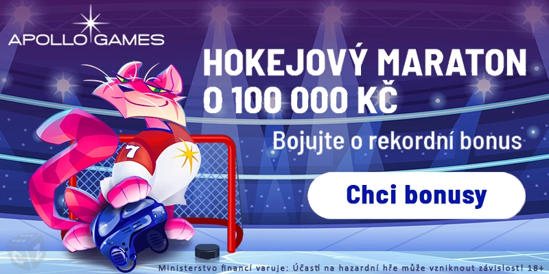 Apollo hokejový bonus dnes