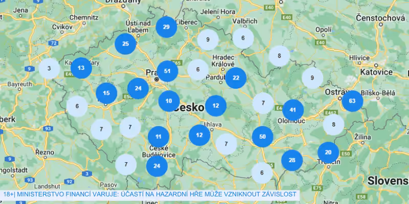 Tipsport pobočky mapa