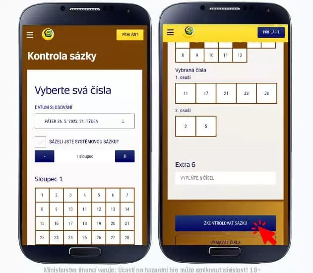 Eurojackpot kontrola tiketu