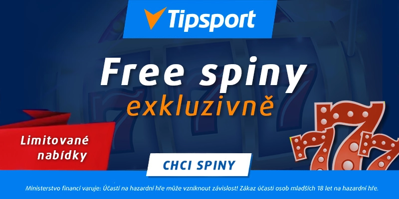 20 free spins zdarma Tipsport