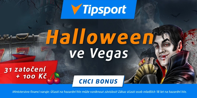 Tipsport Halloween casino bonus