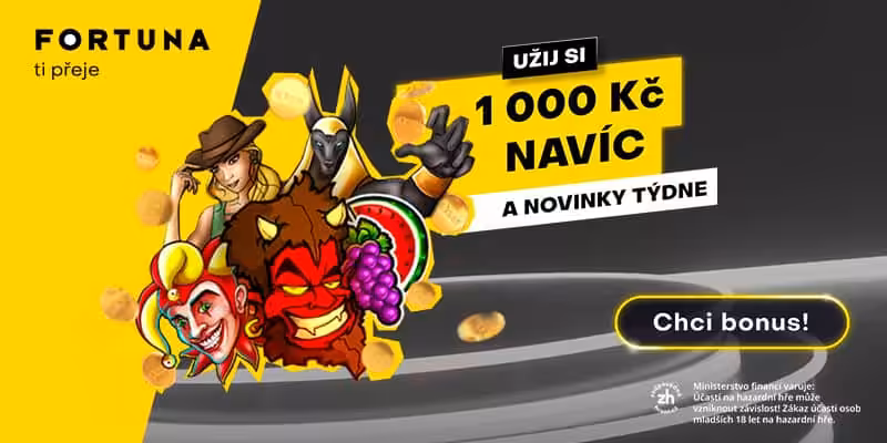 Fortuna promo kód - Novinky týdne