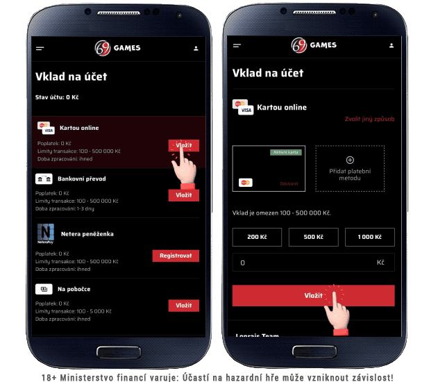 69Games SMS Vklad 2024 Vklad P es Mobil Snadno A Rychle