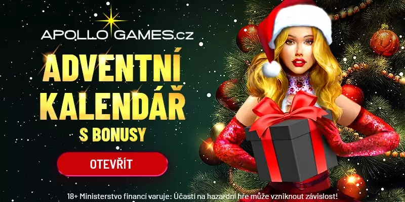 Apollo Games casino free spiny v adventním kalendáři