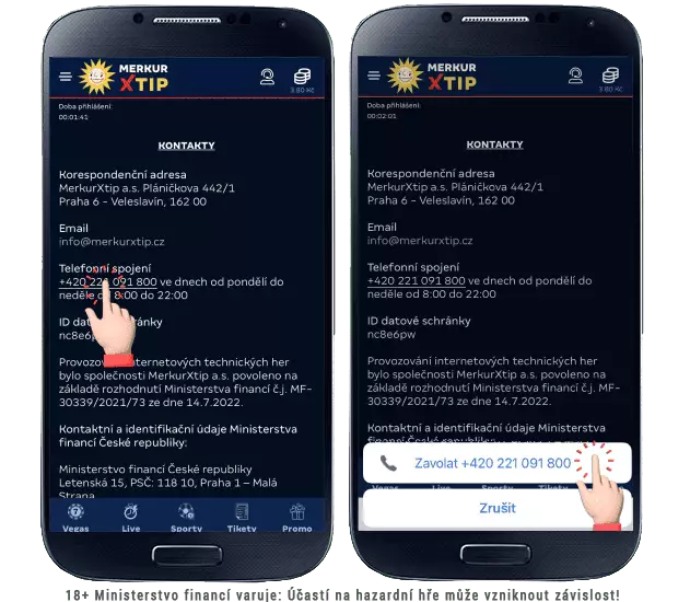MerkurXtip kontakt telefonní číslo