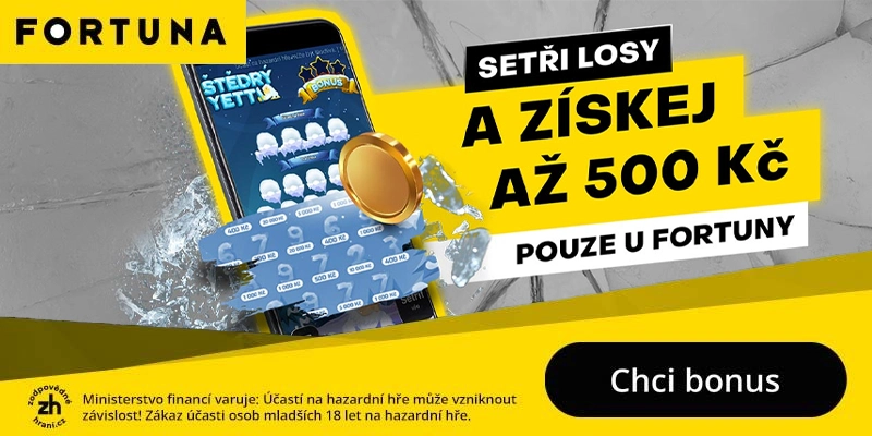 Fortuna bonus na losy extra akce