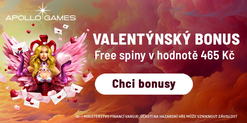 Apollo valentýnský bonus casino