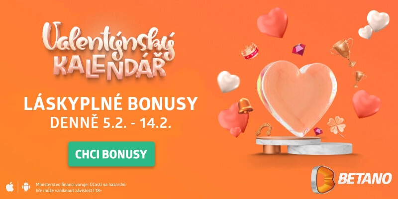 Valentýn casino bonus v Betano casinu