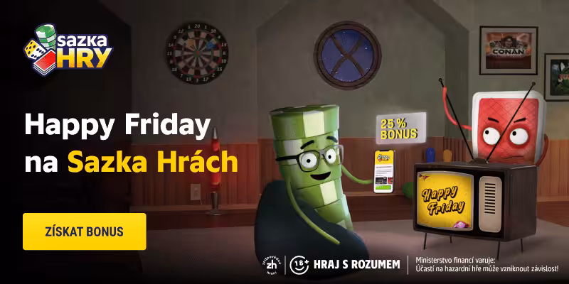 Sazka bonusový kod - Happy Friday