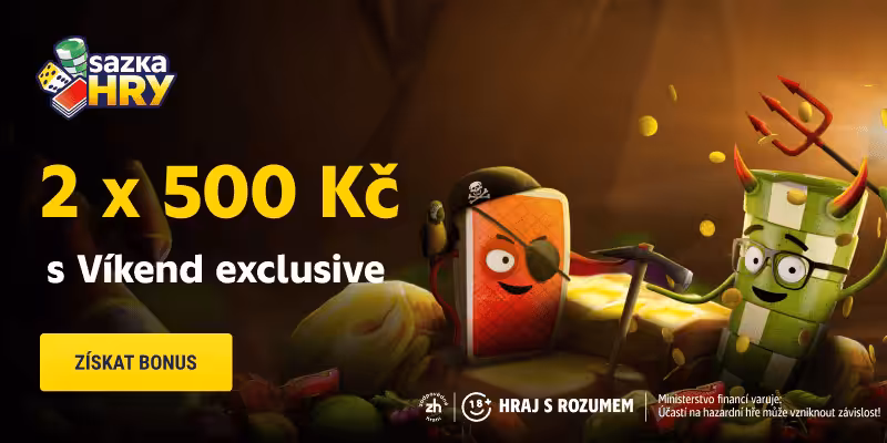 Víkendový Sazka bonus bez vkladu