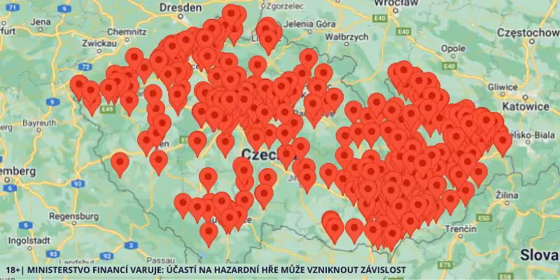 Najít svou pobočku zde BetX pobočky - mapa