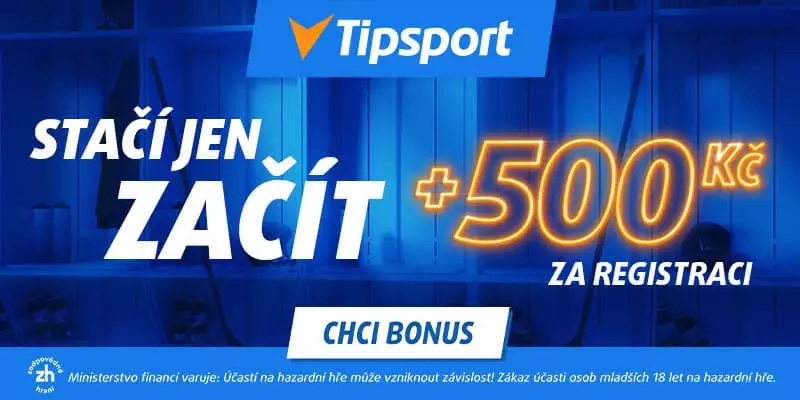 Český casino bonus bez vkladu v Tipsportu 