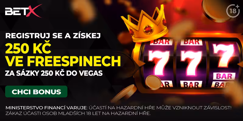 Berte BetX bonus ZDE! Jarní bonusy BetX casino registrační bonus 25 FS za 10 Kč