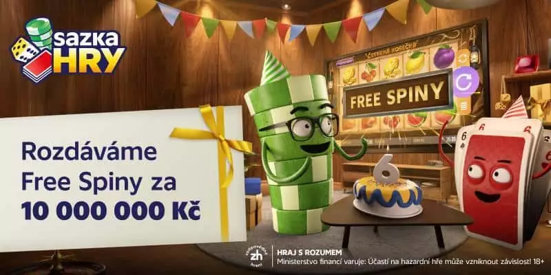 Slunovrat casino bous Sazka narozeninový bonus 