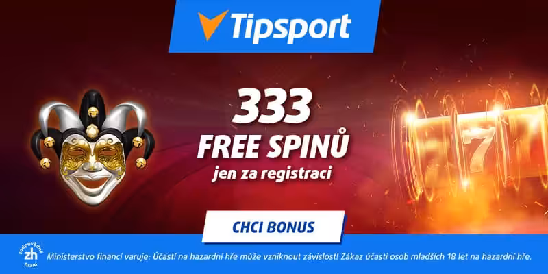Získat 333 free spinů ZDE! Jarní casino bonus 2025 - Tipsport free spiny za registraci