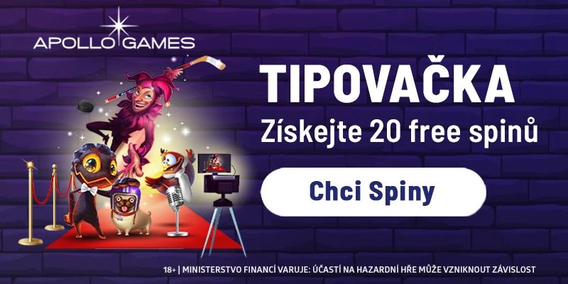 Apollo casino bonus pátek 13. v Tipovačce