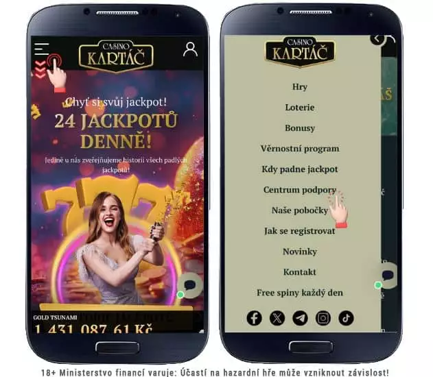 Casino Kartáč centrum podpory