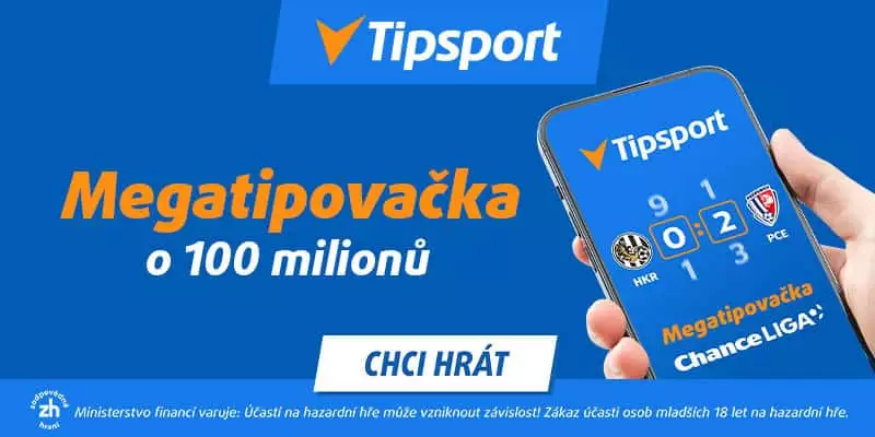 Tipsport bonus zdarma v Megatipovačce