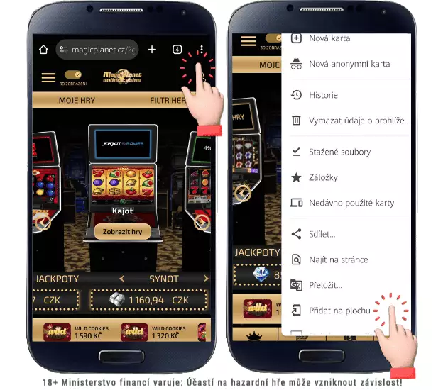Magic Planet aplikace do Androidu