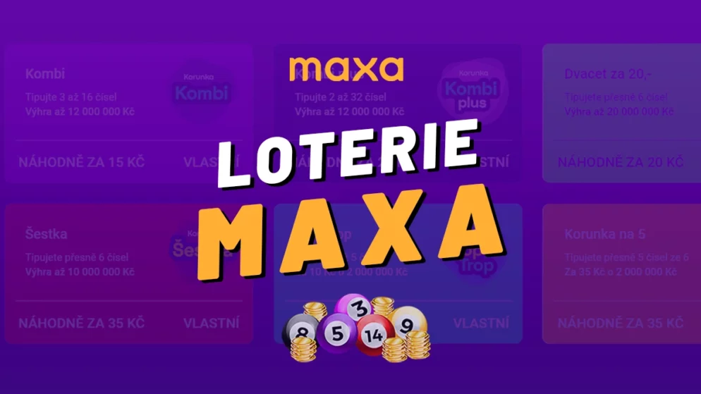 Maxa (Korunka) online loterie 2025 – Typy her, losování, výsledky, online losy a registrace