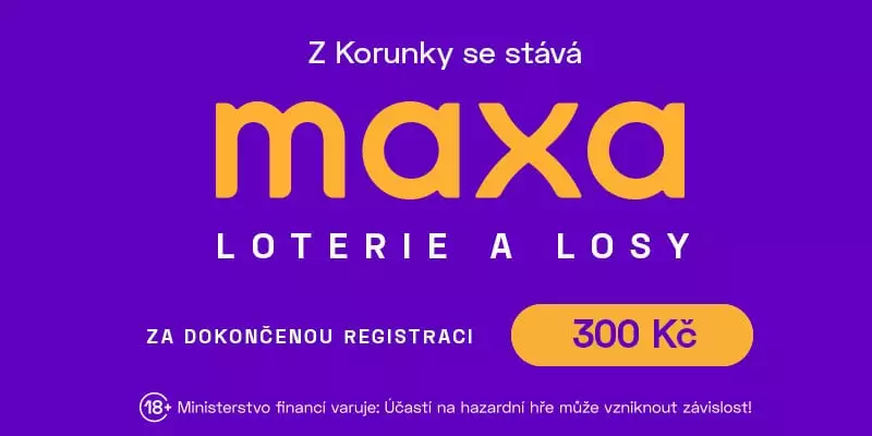 Loterie Maxa - registrace s bonusem