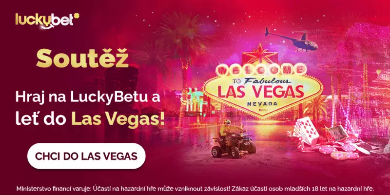 LuckyBet soutěž chci do Vegas