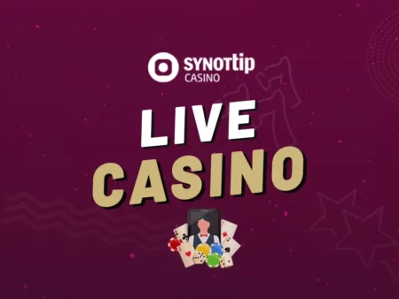 Synottip live casino v 2024 – Užijte si blackjack, poker a ruletu