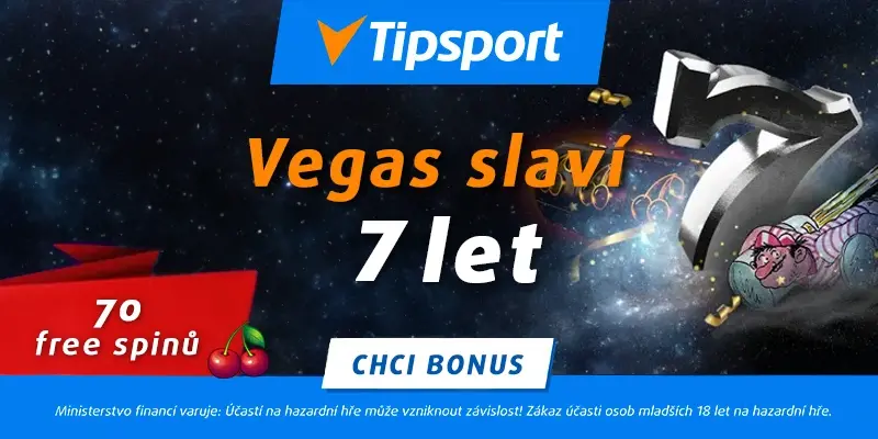 Tipsport free spiny - 7. narozeniny