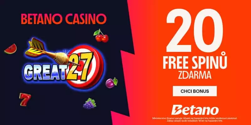 Betano casino bonus - otočky zdarma