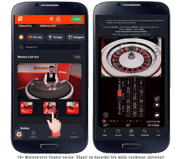 Betano live casino - Ruleta