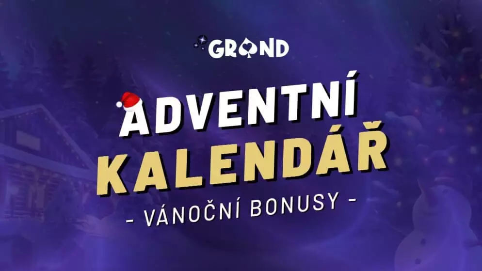 Grandwin adventní kalendář 2024 – Užijte si vánoční čas s top bonusy!