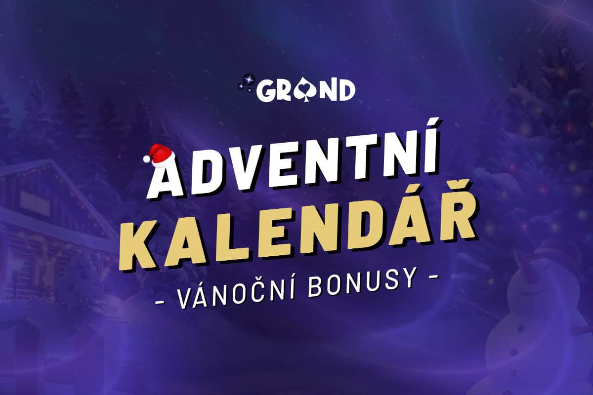 Grandwin adventní kalendář 2025 – Užijte si vánoční čas s top bonusy!