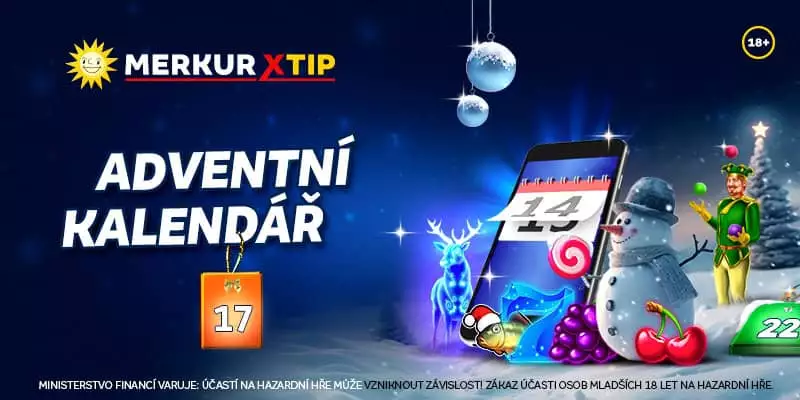 MerkurXtip vánoční casino bonusy v adventním kalendáři 2024