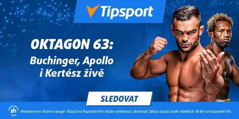 MMA casino bonus v Tipsport - Oktagon 63