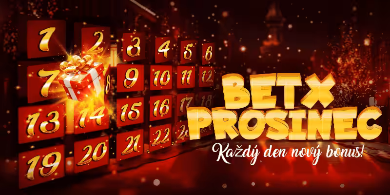 BETX bonus ZDE BetX prosincový kalendář