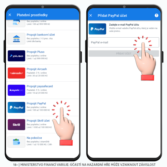 Tipsport Paypall