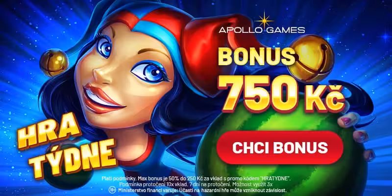 Chci Apollo bonus týdne Apollo Games promo kód - Hra týdne