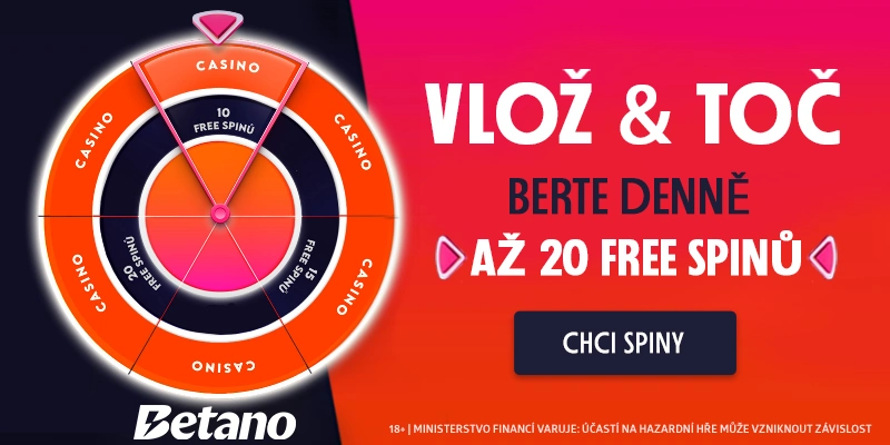 Vlož a Toč ZDE Betano vloz toc free spiny