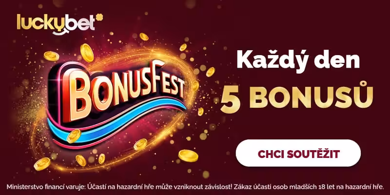 Luckybet bonusfest 5 bonusů