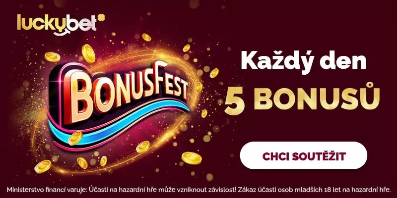 10 spinů ZDE Luckybet Bonusfest