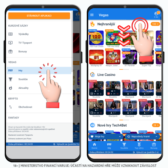 Tipsport Live casino