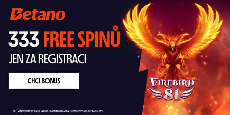 260 Kč bonus za registraci v Betano casinu