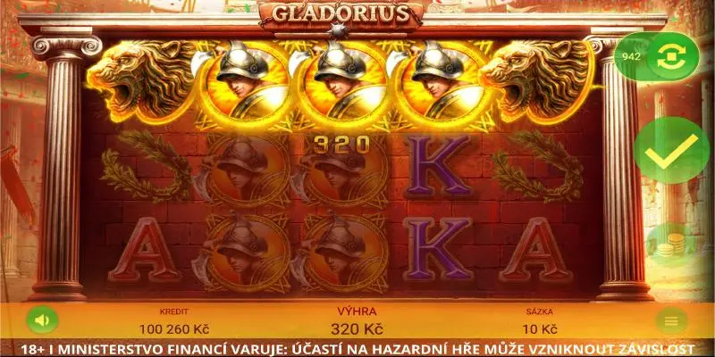 Online automat Gladorius